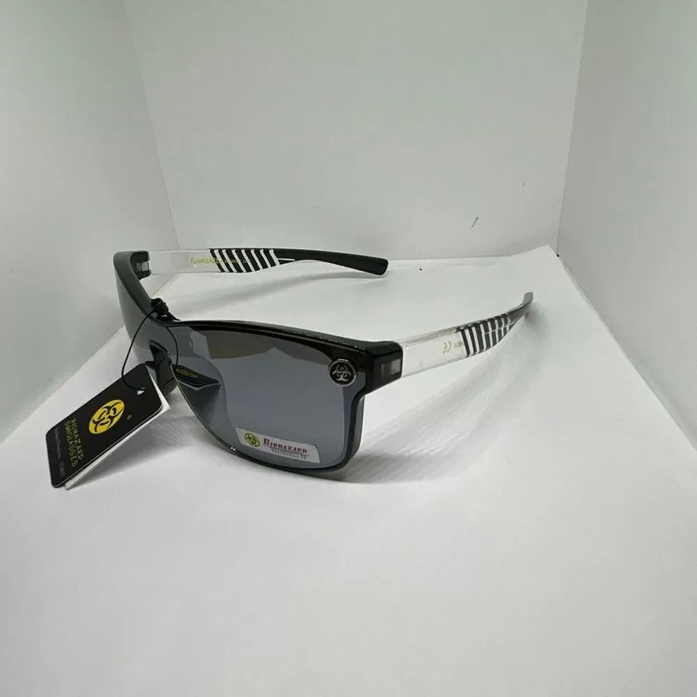 Biohazard Mirrored Lens UV400 Sunglasses